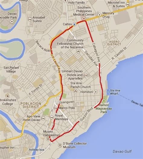 davao city jeepney routes list